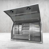 1450mm FP Full Door w/Drawers - Alloy