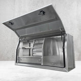 T.C Boxes 1750mm FP Full Door w/Drawers - Alloy