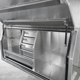 1750mm FP Full Door w/Drawers - Alloy