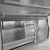 1750mm FP Full Door w/Drawers - Alloy