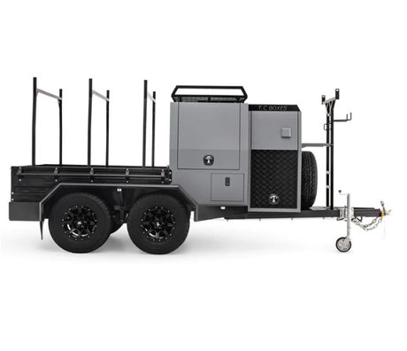 Anvil TX - T.C Flatbed Trailer - Space Grey