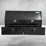 1450mm FP Half Door & Drawers - Black