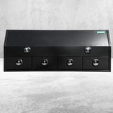 2100mm FP Half Door & Drawers - Black