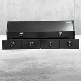 2100mm FP Half Door & Drawers - Black