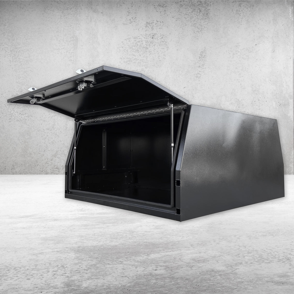 1650mm Aluminium Canopy - Black