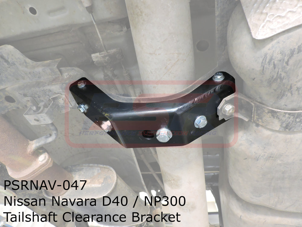 Nissan Navara D40 / NP300 Tailshaft Clearance Bracket (bolts to Fuel Tank support X-member)