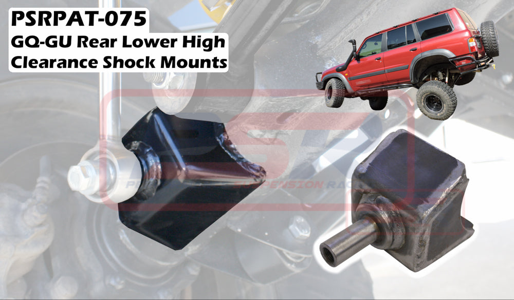 Nissan Patrol GQ-GU Rear Lower High Clearance Shock Mounts (80mm raised)