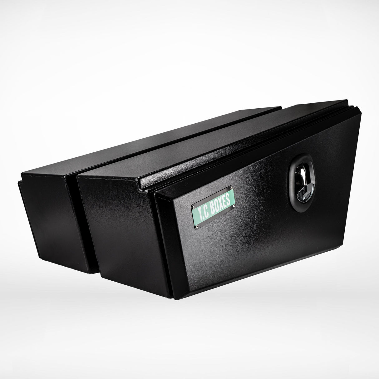 900mm NTR Tapered Aluminium Under Tray Toolbox (Pair) - Black