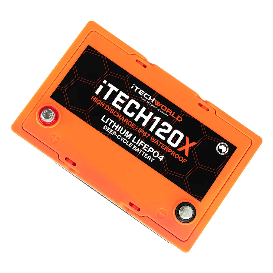 iTECH120X 12v Lithium Deep Cycle Battery LiFePO4