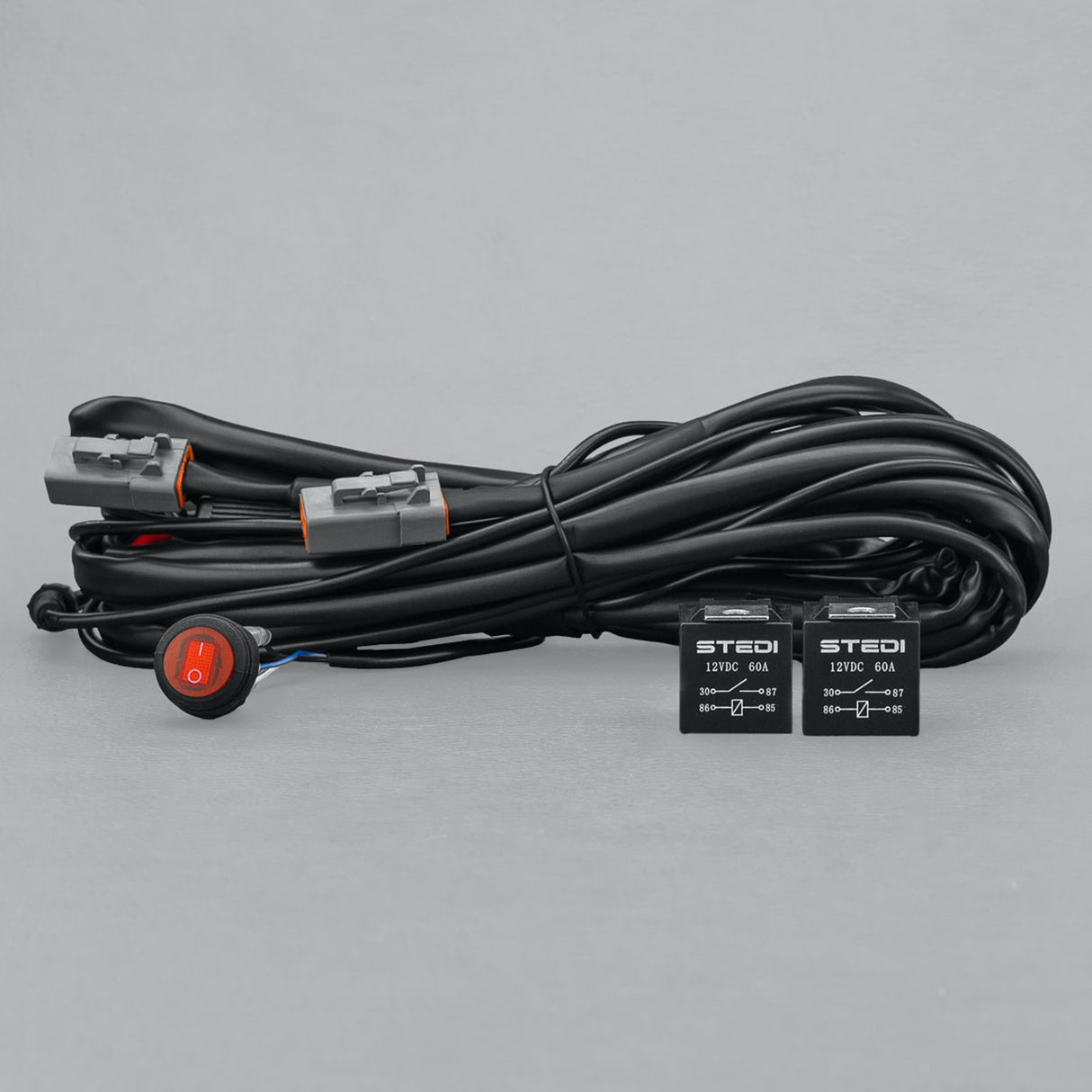 Stedi - Dual Relay / Dual Connector Plug & Play Smart Harness™ High Beam Driving Light Wiring