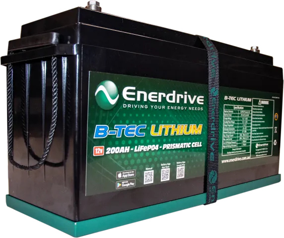 Enerdrive Traveller Left Inc 200ah Btec Lithium Bundle