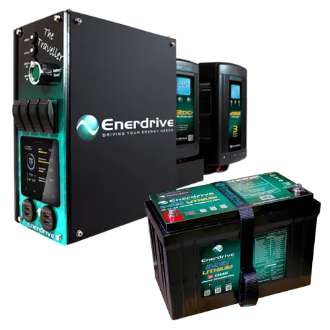 Enerdrive - Traveller 03 Inc 125ah Lithium Btec Bundle