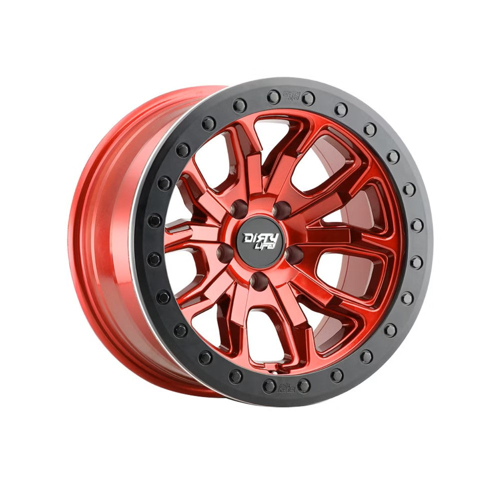 Dirty Life - DT1 - Crimson Candy Red - 17X9 6/139.7 P0